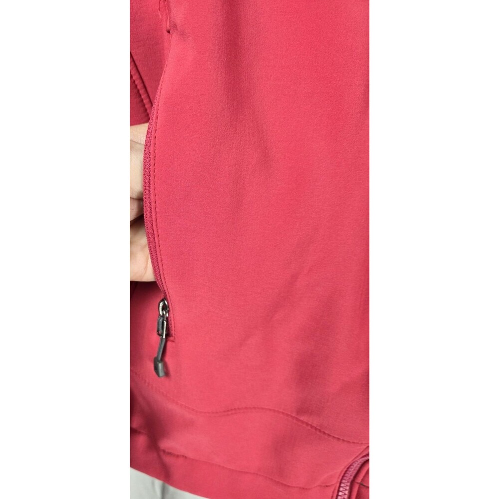 Patagonia Women's Small Soft Shell Jacket Red Pink Stretch Full Zip Noosa - Picture 6 of 10